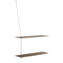 Woud STEDGE Shelf 80cm, Smoked Oak
