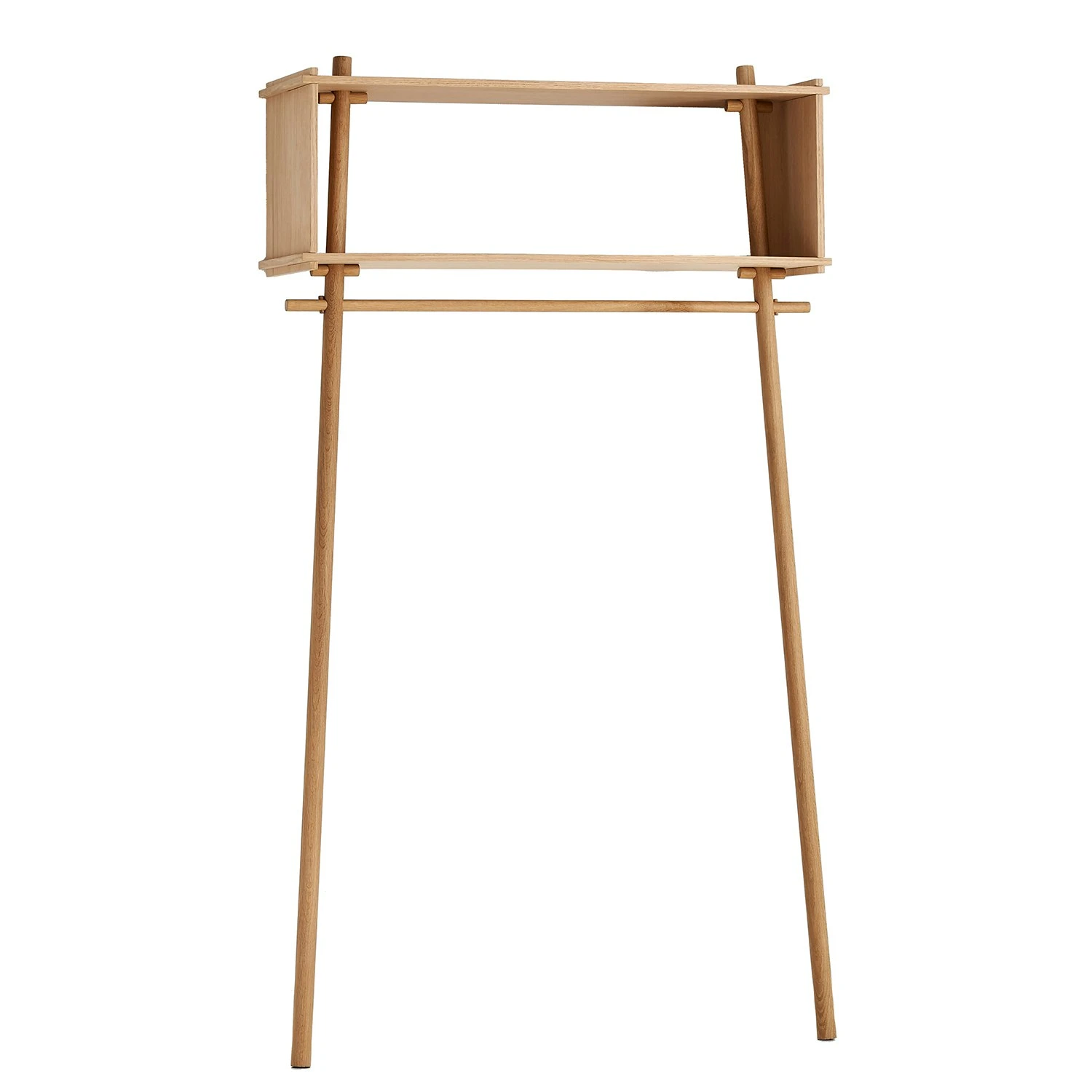 Woud Töjbox Clothes Rack, White Oak 1 Woud Töjbox Clothes Rack, White Oak