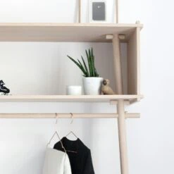 Woud Töjbox Clothes Rack, White Oak 8 Woud Töjbox Clothes Rack, White Oak -Maze Furni Shop woud tojbox clothes rack 5