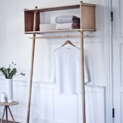 Woud Töjbox Clothes Rack, White Oak 9 Woud Töjbox Clothes Rack, White Oak -Maze Furni Shop woud tojbox clothes rack 6