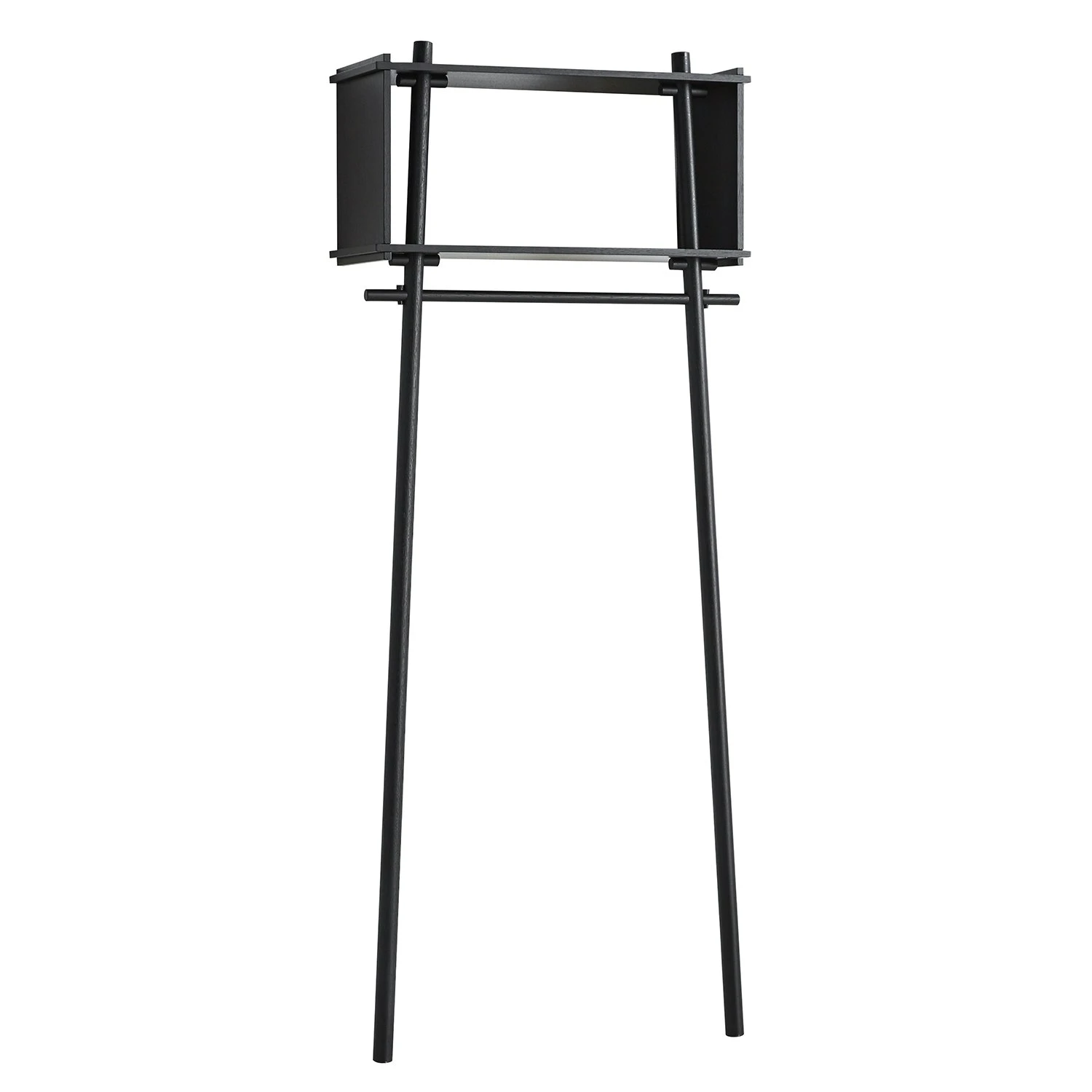 Woud Töjbox Small Clothes Rack, Black 1 Woud Töjbox Small Clothes Rack, Black